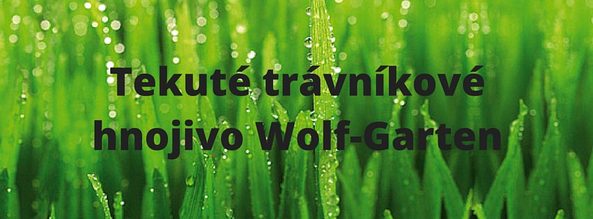 Tekutá trávníková hnojiva Wolf-Garten